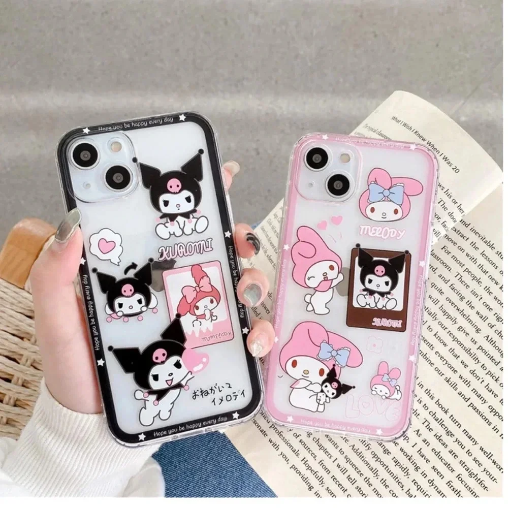 iPhone 14 Pro Max my melody and kuromi phone case set